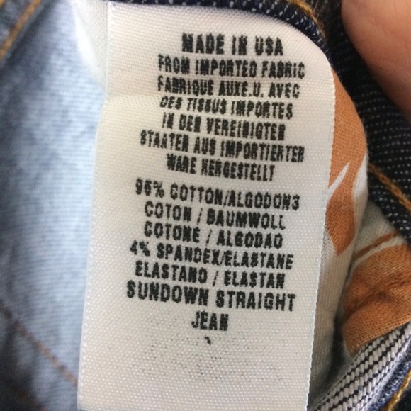 Lucky Brand Sundown Straight Leg 5 Pocket Stretch Jeans Size 8 - Picture 5 of 7